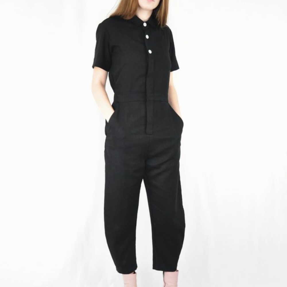 In God We Trust Yaki Linen Barrel Leg Coverall